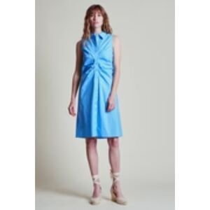 The Shirt by Rochelle Behrens The Ashley Ruched Sleeveless Shirtdress size XS